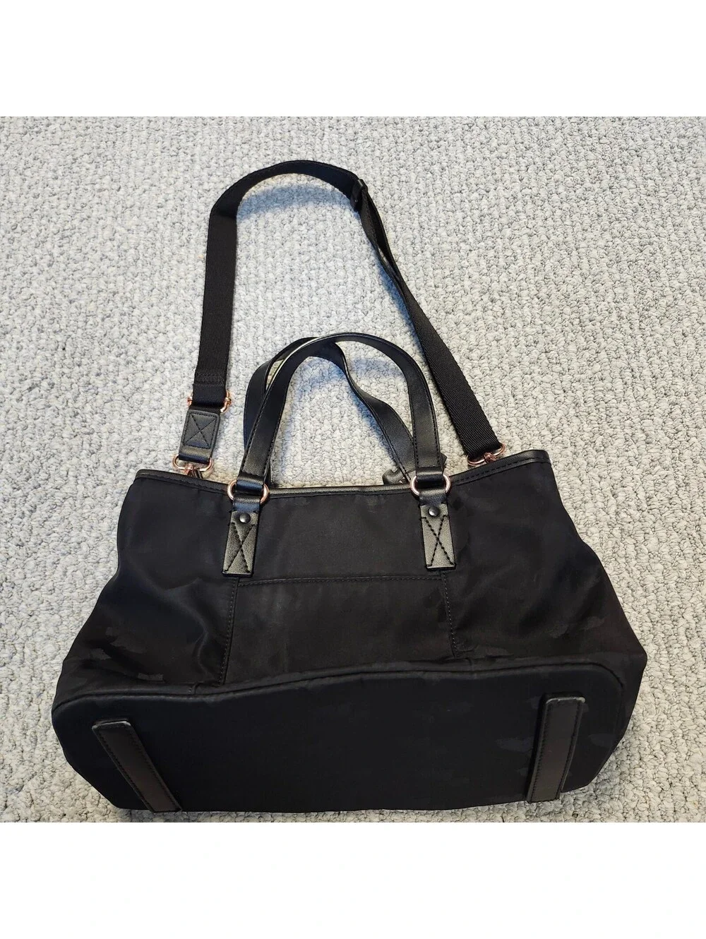 Radley London Black Tote Shoulder Bag with Dog Charm